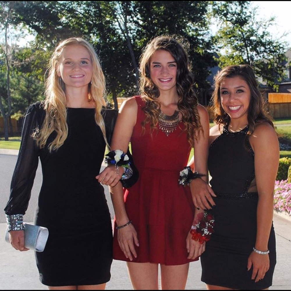 Red homecoming/cocktail dress